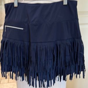 GG Blue Fringe skort